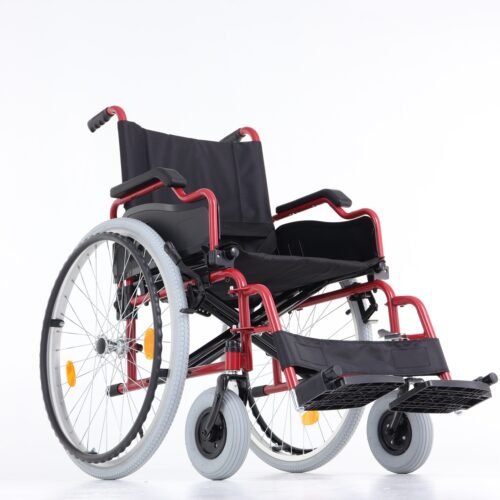 Steel  Manual Wheelchair Dechable footrest