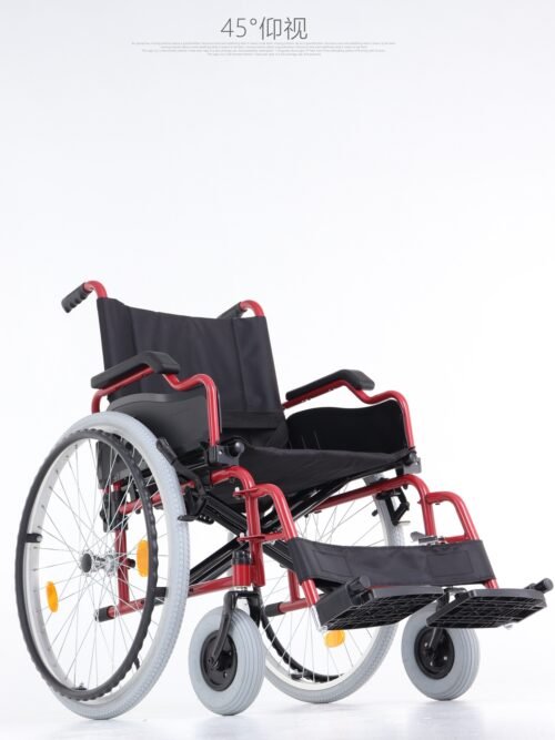 Steel  Manual Wheelchair Dechable footrest