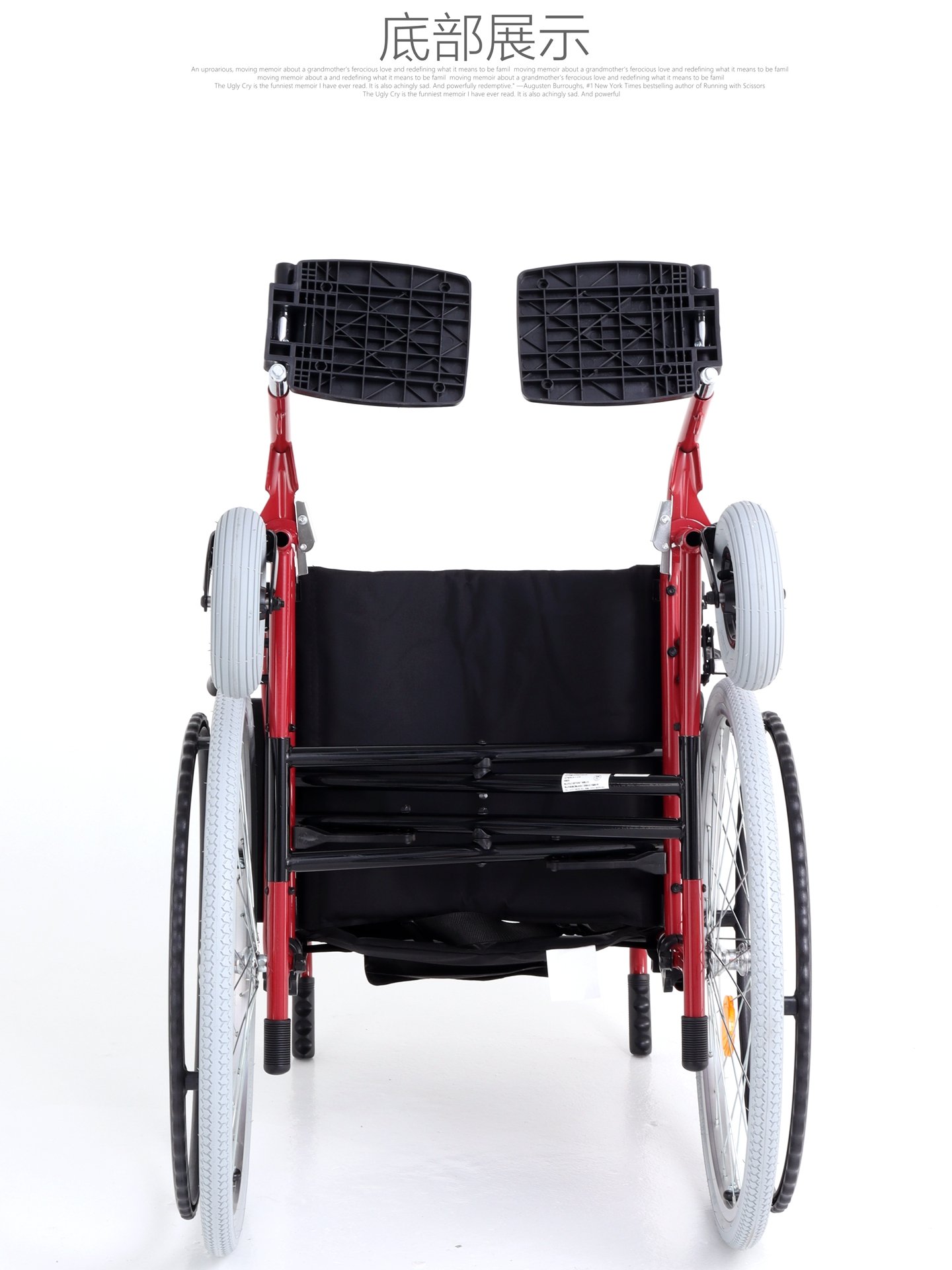 Steel Manual Wheelchair Dechable footrest - Image 15