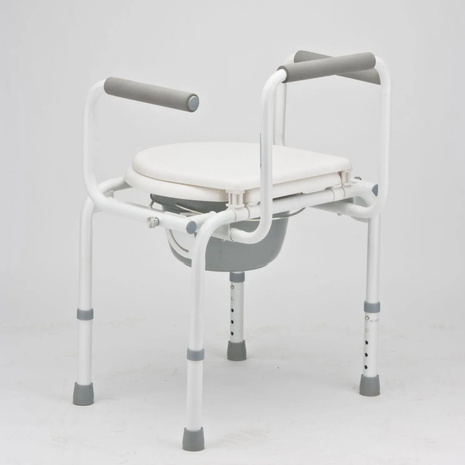 3‑in‑1 Adjustable Bedside Commode Chair - Image 4