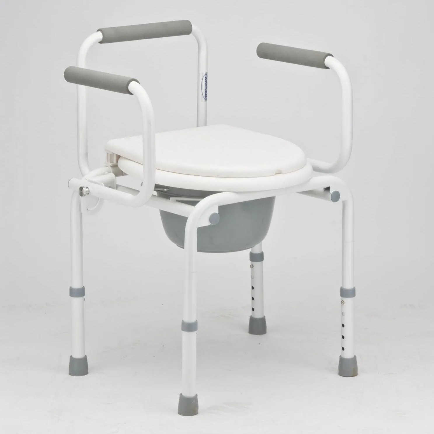 3‑in‑1 Adjustable Bedside Commode Chair