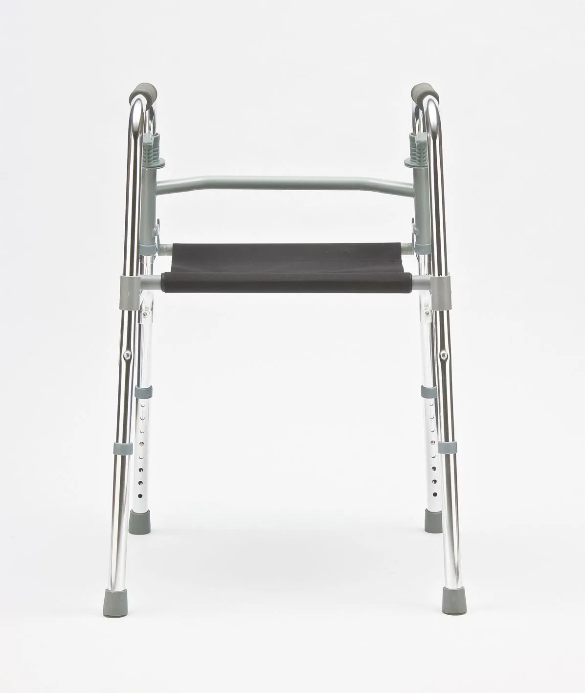 Height‑Adjustable Folding Walker with Seat - Image 4