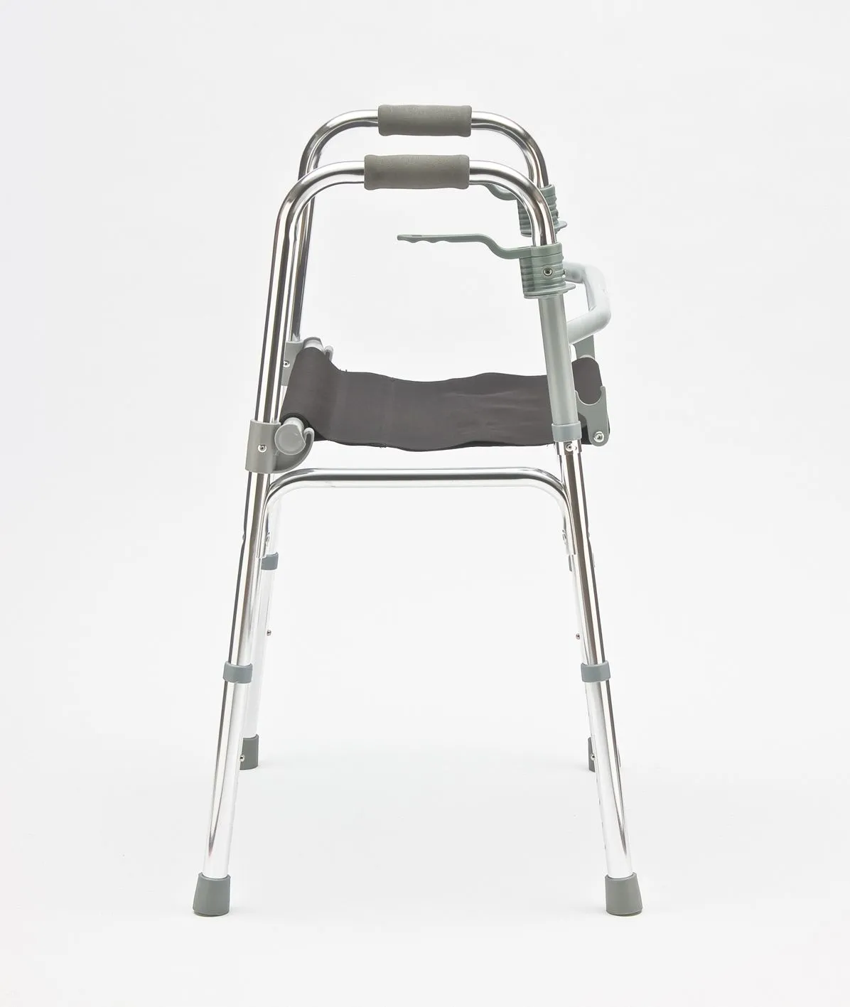 Height‑Adjustable Folding Walker with Seat - Image 5