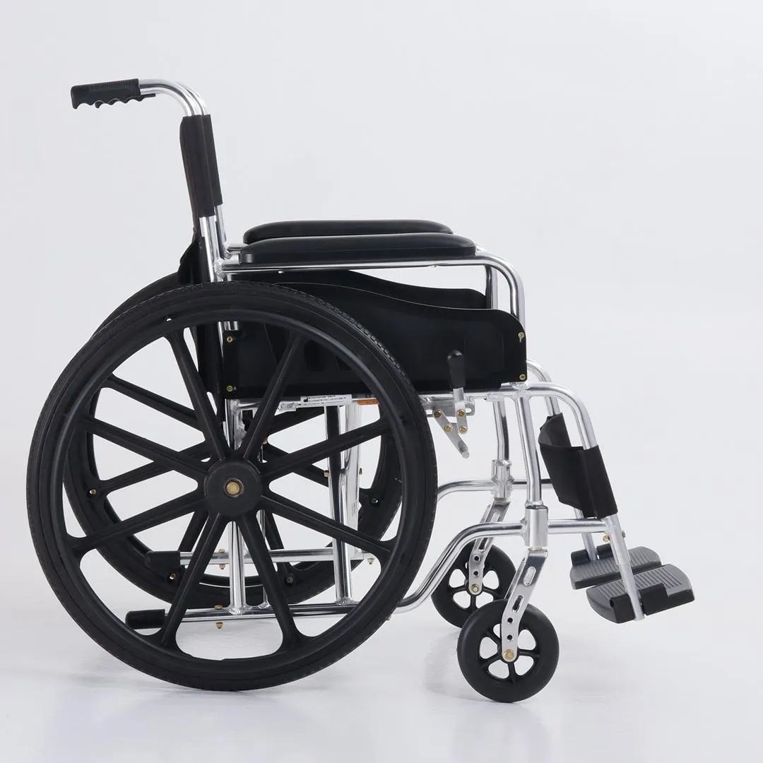 Portable Aluminum Manual Folding Wheelchair - Image 5