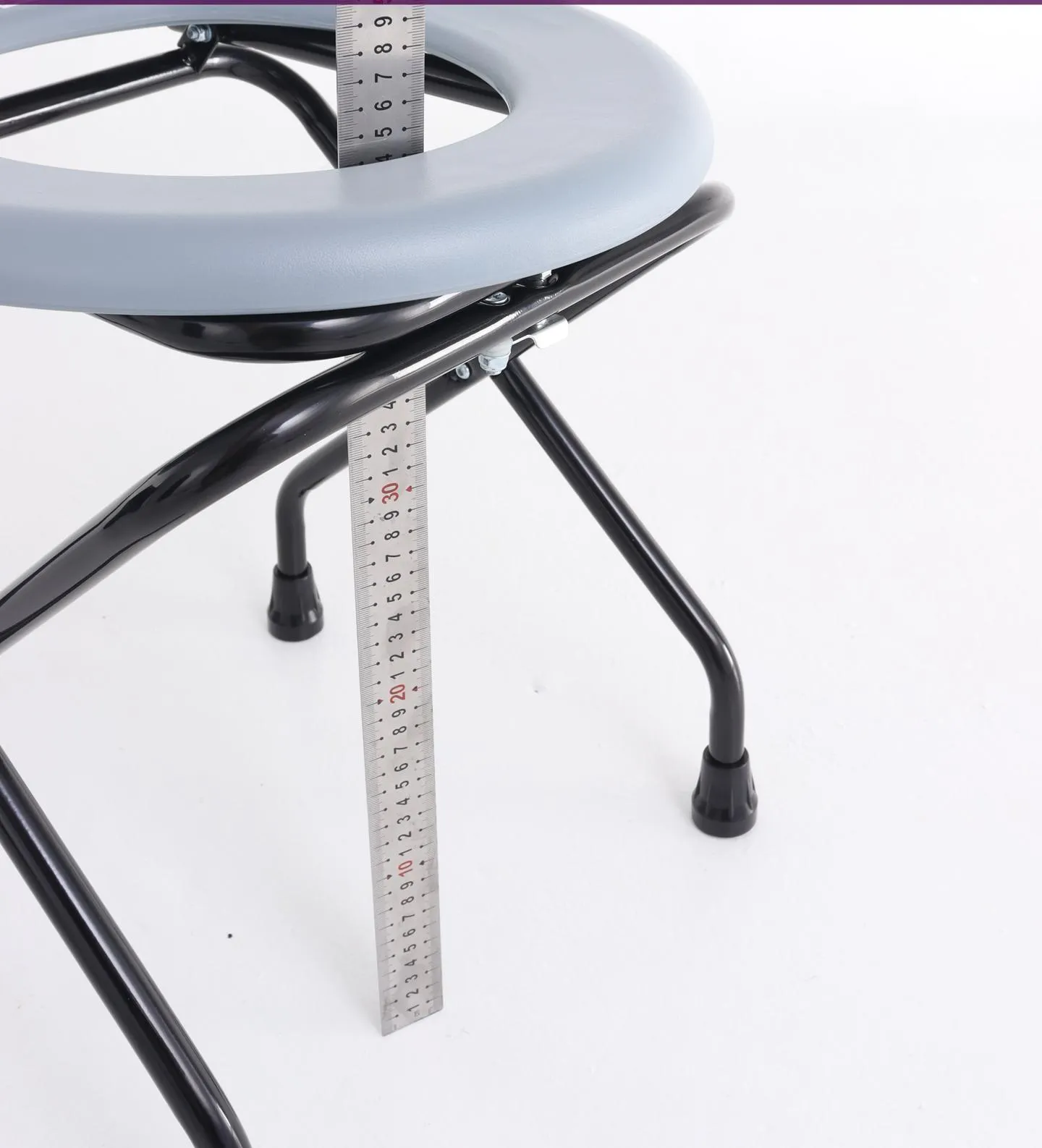 Portable Folding Non‑Wheeled Commode Chair - Image 6