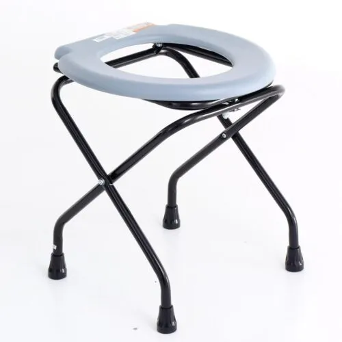 Portable Folding Non‑Wheeled Commode Chair
